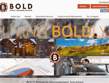 Tablet Screenshot of boldsolutions.net